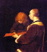 Gerard Ter Borch The Reading Lesson Sweden oil painting reproduction